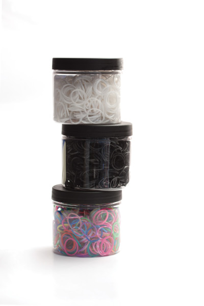 Silicon hiuslenkit, 500kpl