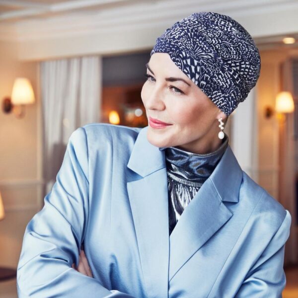 HOC Yoga Turban, Floating Navy