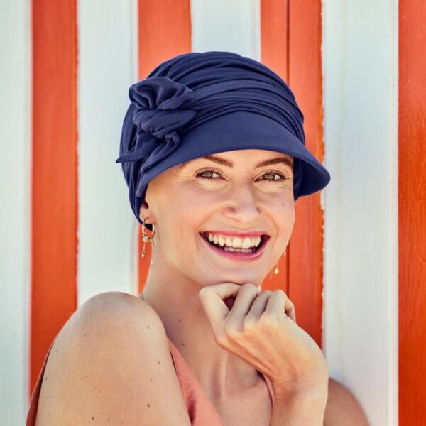 Hoc Brianna Sun Cap, Dark Blue