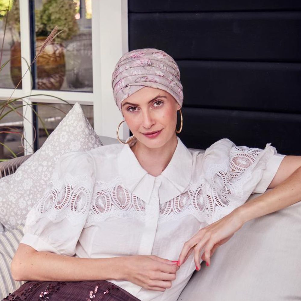Hoc Yoga Turban linen, Protea Love